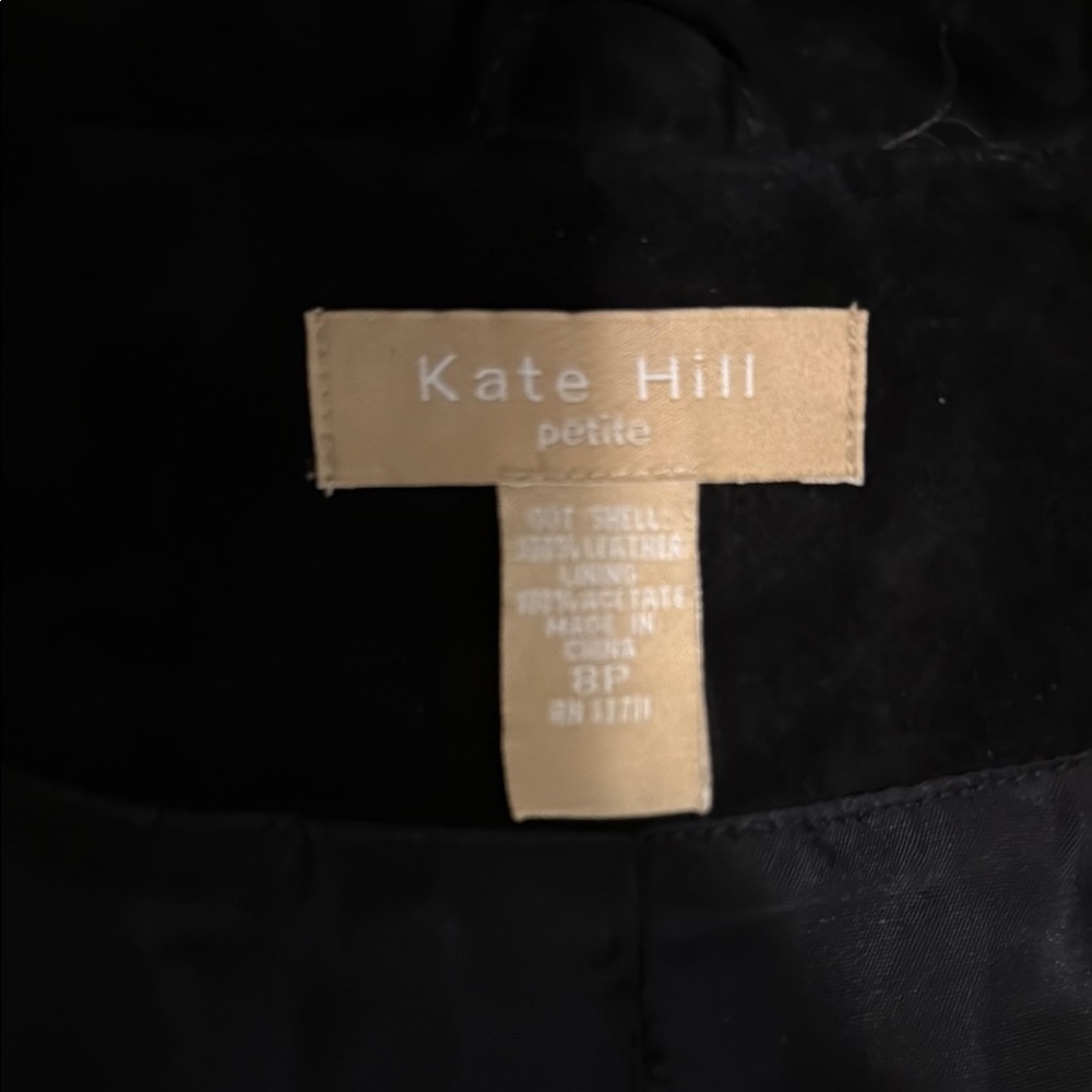 Kate Hill Black Suede Blazer vxghv - Picture 6 of 6